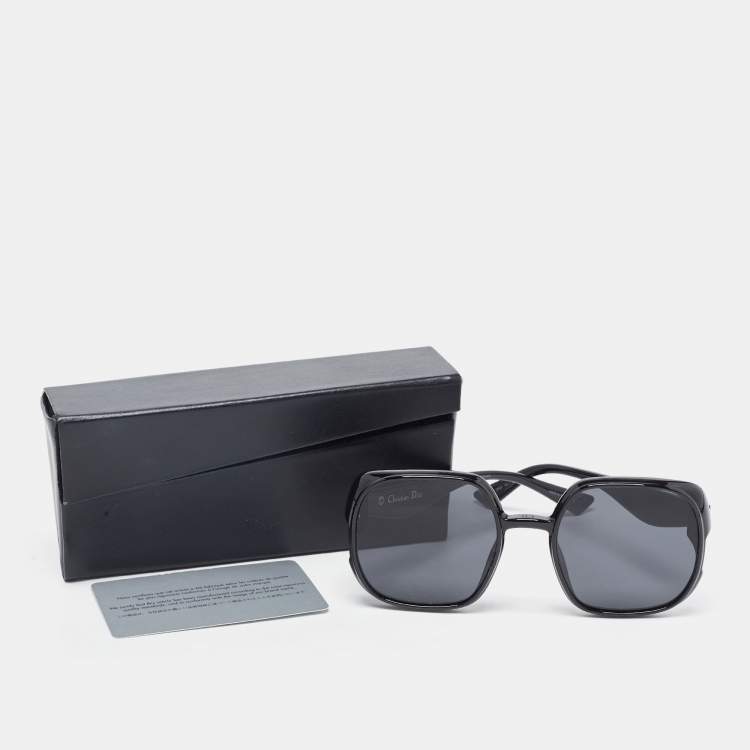 Pre Owned Dior Black Nuance Square Sunglasses