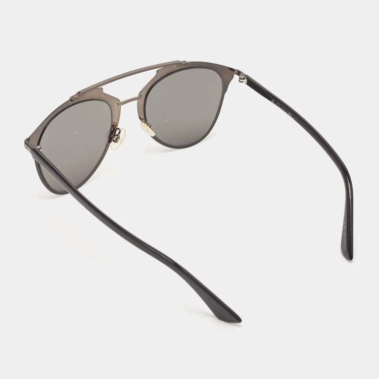 Pre Owned Dior Black Reflected Cat Eye Sunglasses