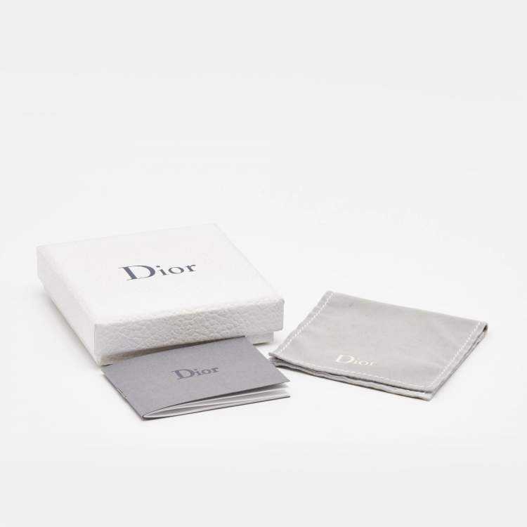 Pre Owned Dior Crystals Gold Tone Bracelet