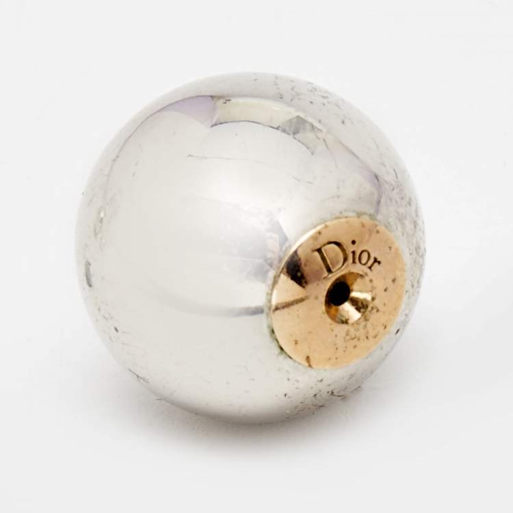 Pre Owned Dior Tribales Two Tone Earrings