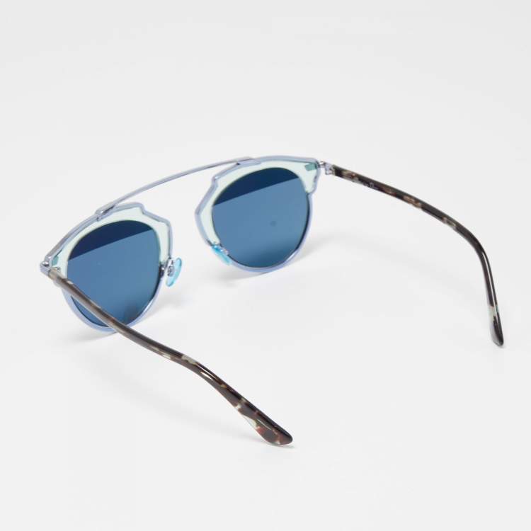 مملوكة مسبقًا Dior Blue So Real Round Sunglasses