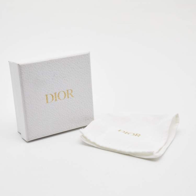 Pre Owned Dior CD Logo Danseuse Étoile Gold Tone Bracelet