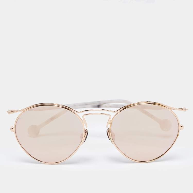 Dior white and gold sunglasses on sale