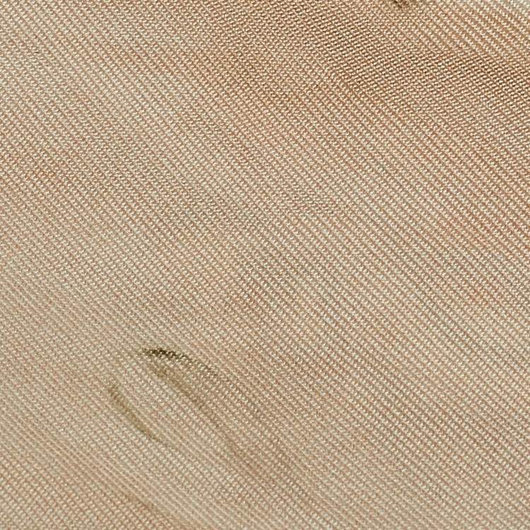 Pre Owned Dior White/Pink Print Silk Mitzah Scarf