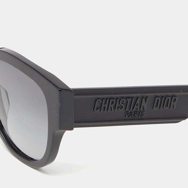 Pre Owned  Christian Dior Black Gradient/Black Acetate Wildior BU 10A1 Wayfarer Sunglasses