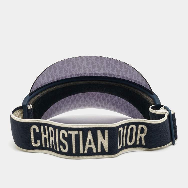 Pre Owned Dior Navy Blue DiorClub V1U Sun Visor