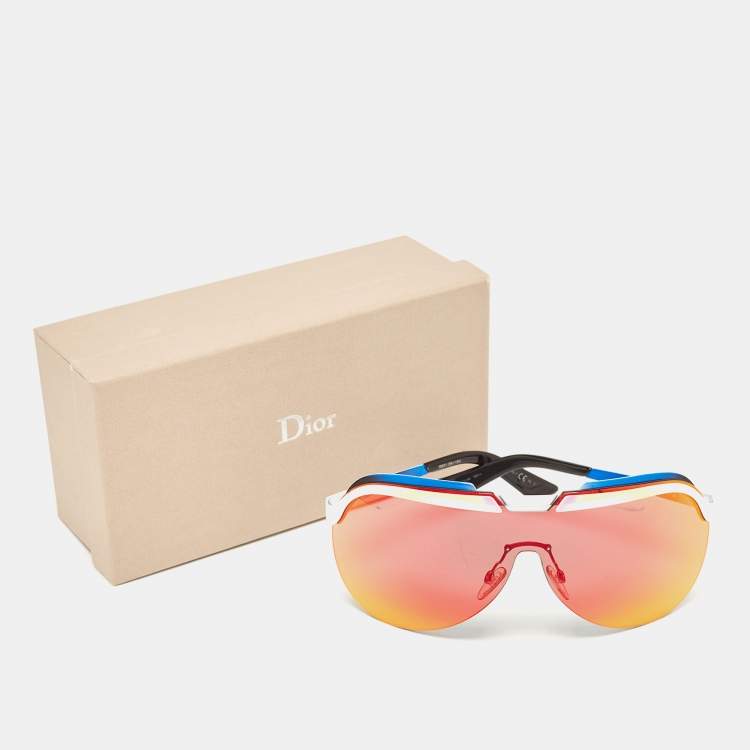 Pre Owned Dior Multicolor 6OQUW Diorsolar Shield Sunglasses