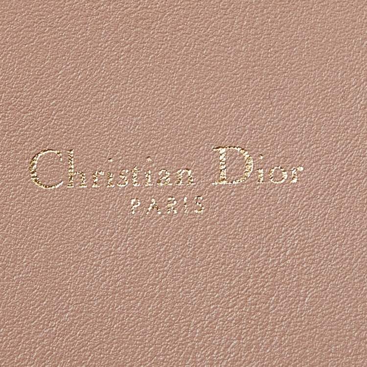 Pre Owned Dior Pink Leather Wide Waist Belt 85CM