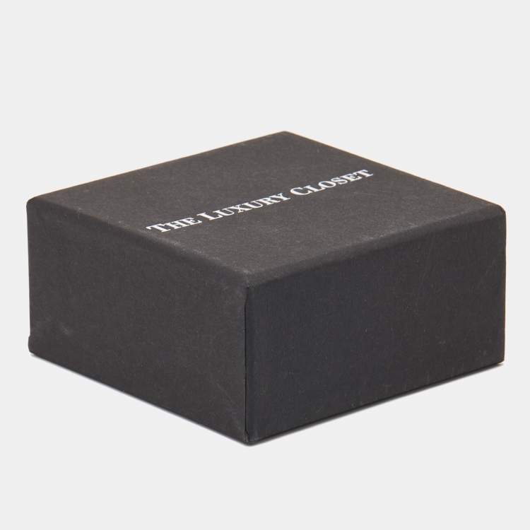 Pre Owned Dior Crystal Gold Tone Earrings