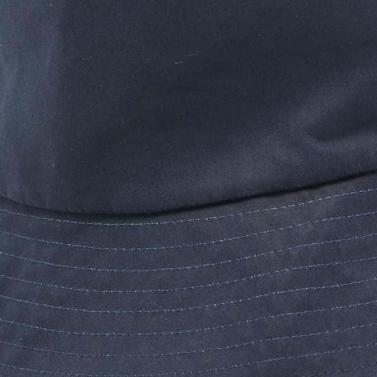 Pre Owned Christian Dior Oblique Reversible Teddy-D Brim Bucket Hat