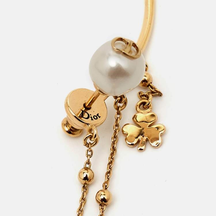 Pre Owned Dior Perles De DÃ¨sir Faux Pearl Ear Climber