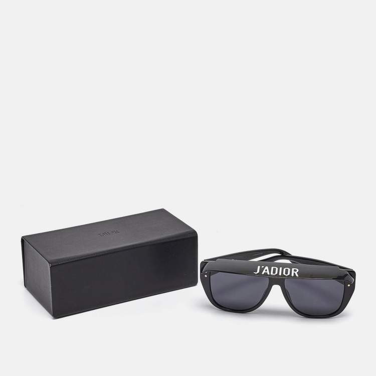 Pre Owned Dior Black Diorclub 2 Vizor Sunglasses