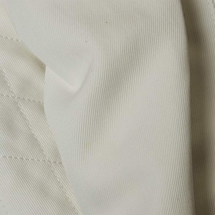 Pre Owned Christian Dior White Cotton Jacket M