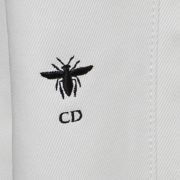 Pre Owned Christian Dior White Cotton Jacket M