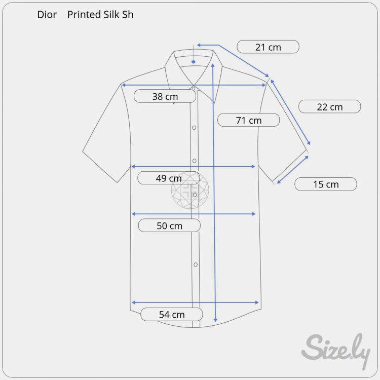Pre Owned Christian Dior Printed Silk Shirt