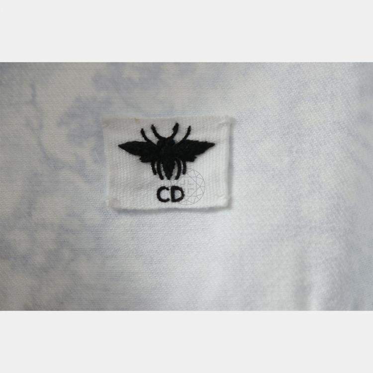 Pre Owned Christian Dior Dioriviera Printed Denim Jacket