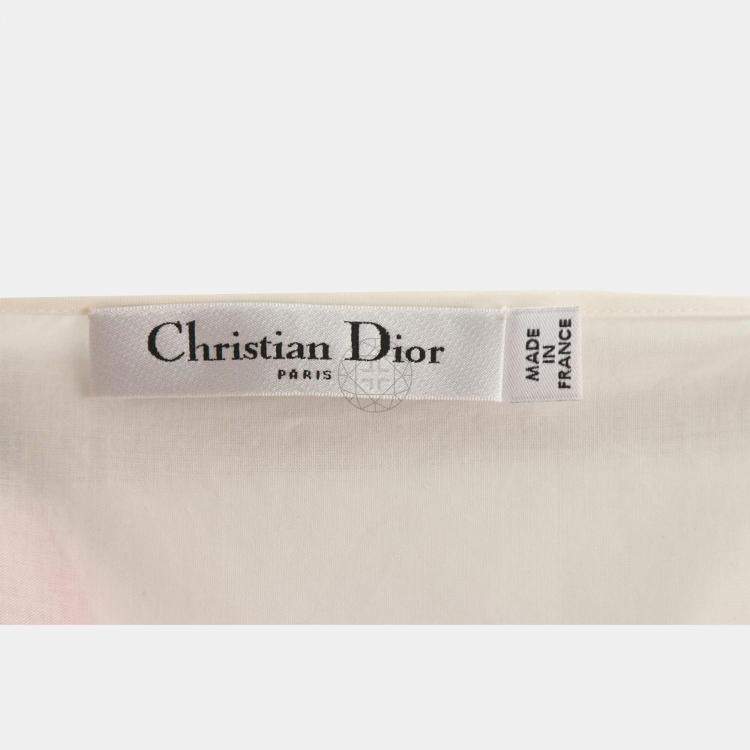 Pre Owned Christian Dior Robe Mi-Longue Dioriviera Cotton Dress