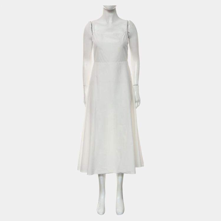 Pre Owned Christian Dior Robe Mi-Longue Dioriviera Cotton Dress