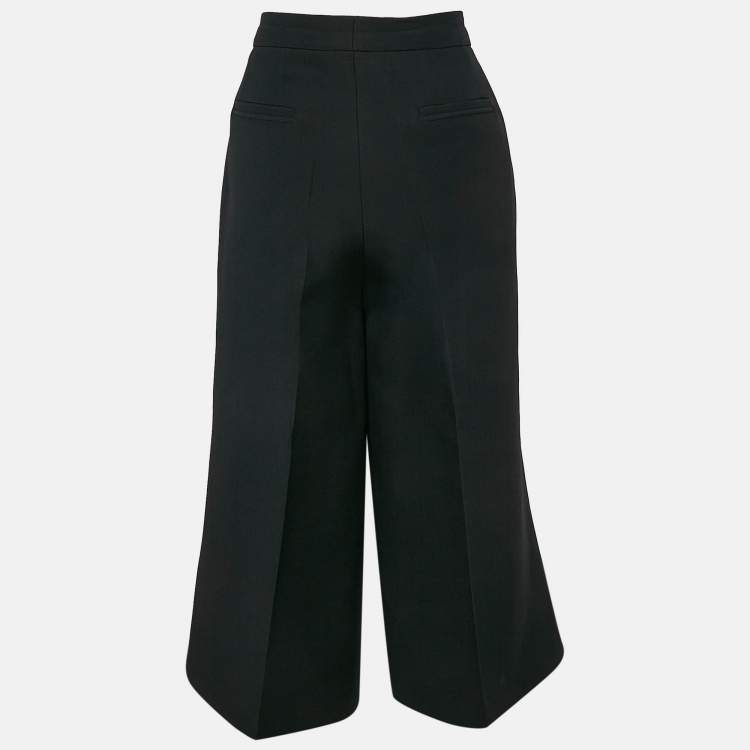 Pre Owned Dior Black Wool Blend Culotte M