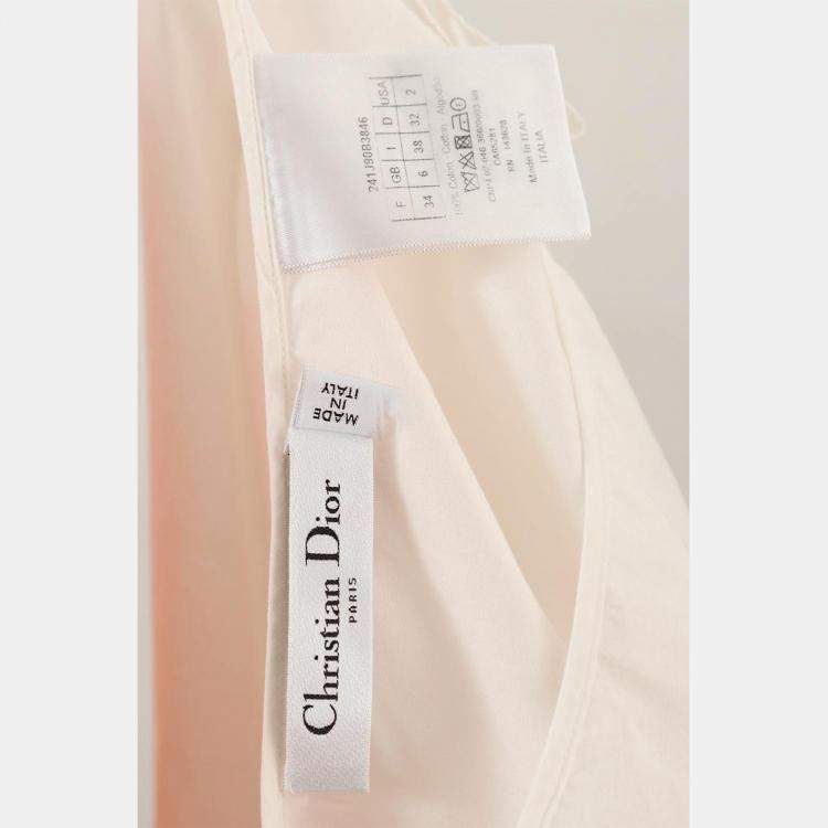 Pre Owned Christian  Dior Knee-Length Printed Skirt IT Women 38