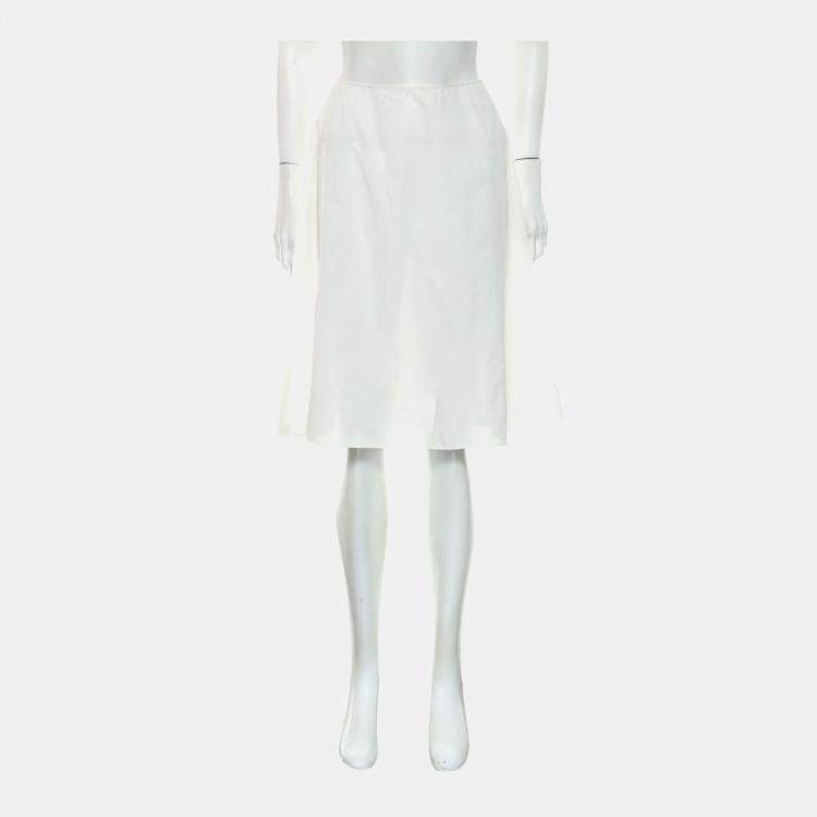 Pre Owned Christian  Dior Knee-Length Printed Skirt IT Women 38