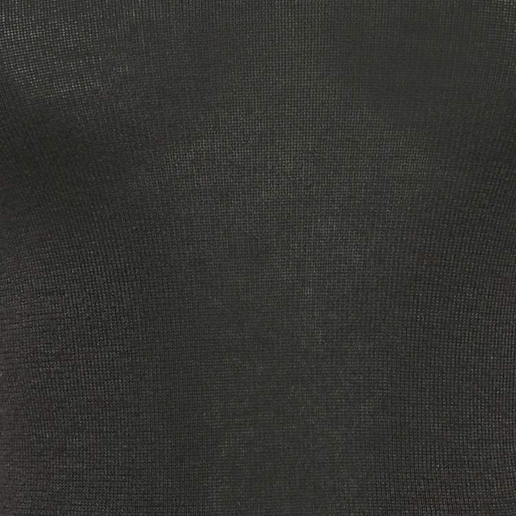 Pre Owned Dior Black Cashmere Knit Long Sleeve Turtle Neck Sweater S