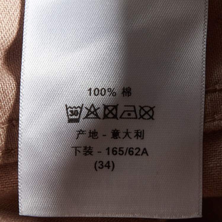 مملوكة مسبقًا Dior Dusty Pink Denim Straight Fit Jeans S/Waist 31"