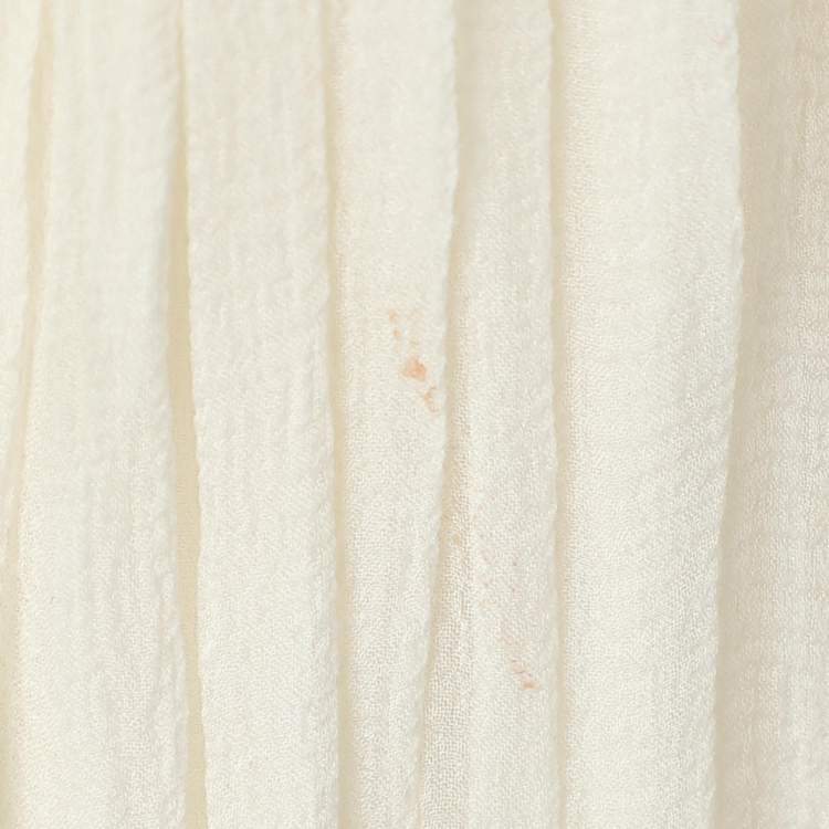 مملوكة مسبقًا Dior Cream Silk Midi Dress M