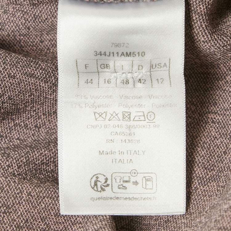 Pre Owned Christian Dior Pink Knit Toile de Jouy Sauvage Dioriviera Mini Skirt L