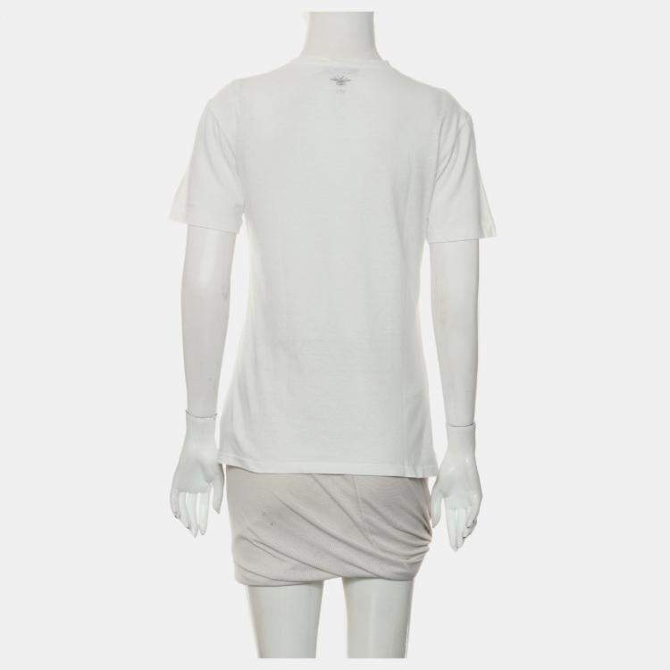 Pre Owned Dior J'Adior 8 White T-Shirt