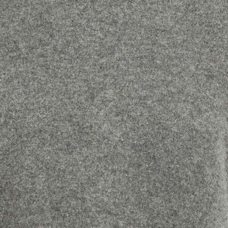 Pre Owned Dior Grey J'Adior 8 Cashmere Hooded Jumper M