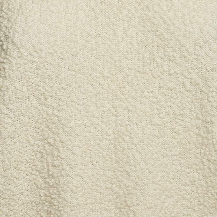 Pre Owned Christian Dior Off White Textured Wool Tank Top XL