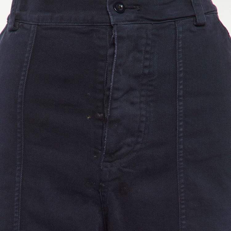 Pre Owned Dior Dark Blue Cotton Culottes M