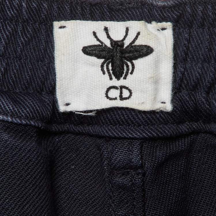 Pre Owned Dior Dark Blue Cotton Culottes M