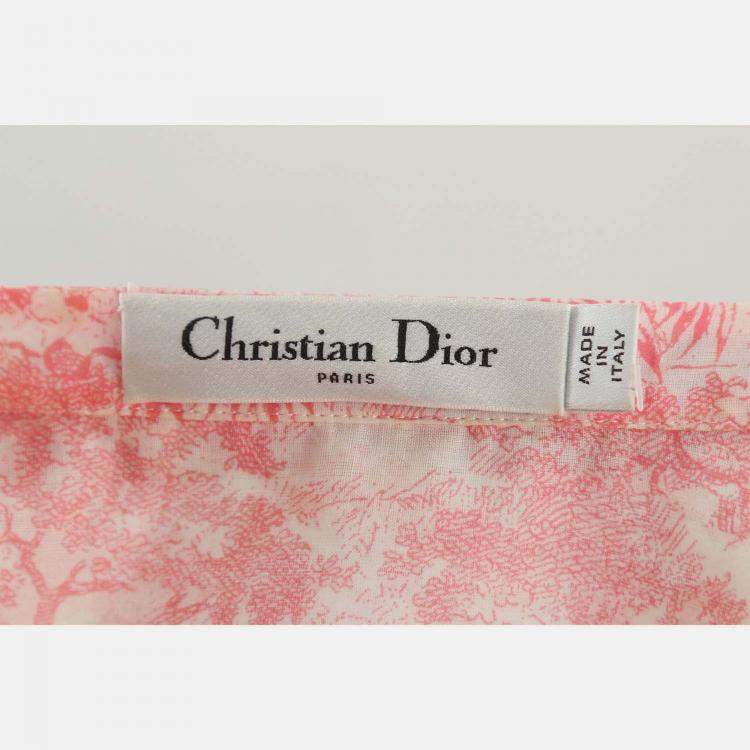 Pre Owned Dior Toile De Jouy Shirt Size M