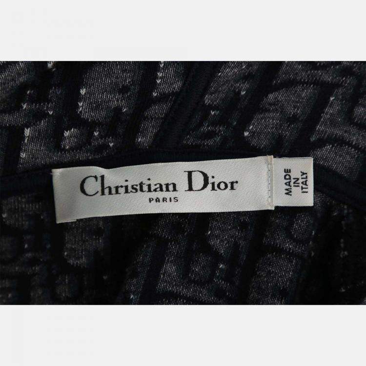 Pre Owned Dior Velour Hooded Dress Size XS