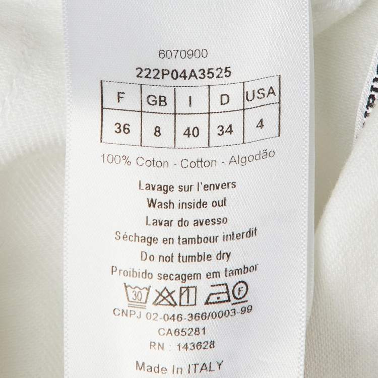 Pre Owned Dior White Denim Flared Jeans S/Waist 28"