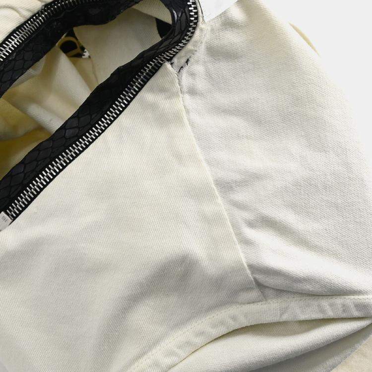 Pre Owned Christian Dior Zip Up Jacket White M