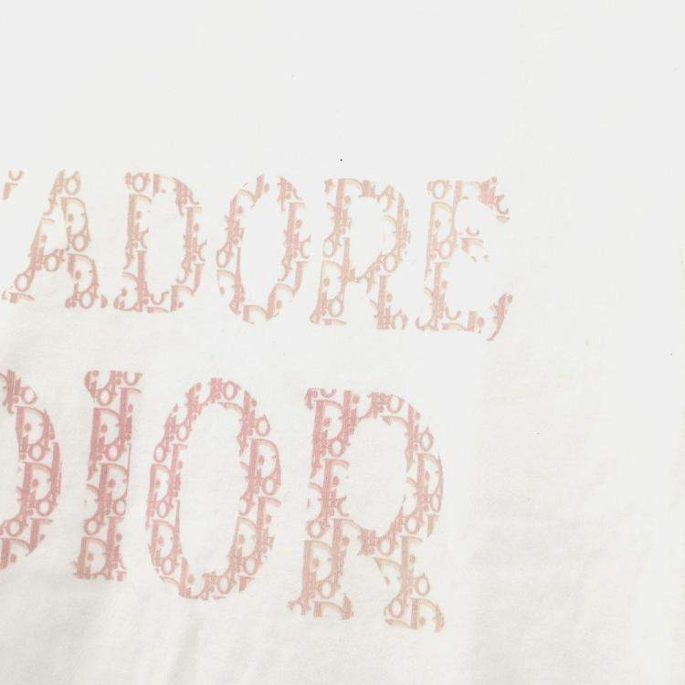 Pre Owned Christian Dior Sleeveless Tank Top White M