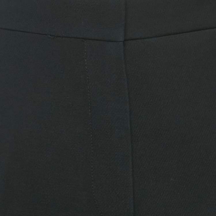 Pre Owned Christian Dior Black Wool Culottes XL