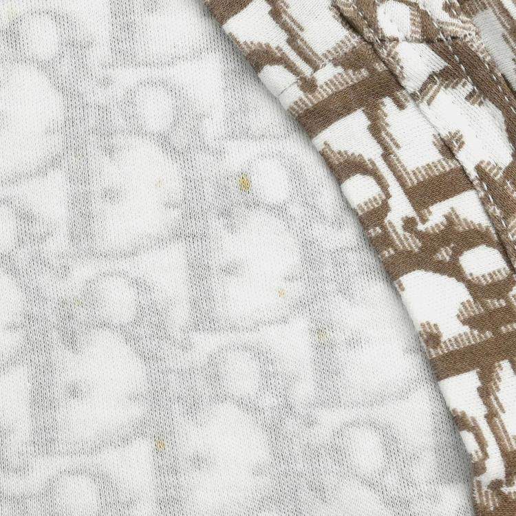 Pre Owned Christian Dior Trotter Sleeveless Tank Top Brown S