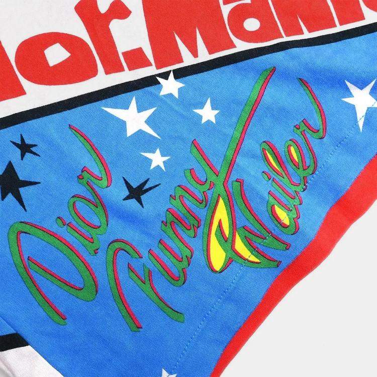 Pre Owned Christian Dior Sleeveless Tank Top Dior Mania Red M