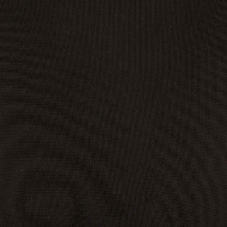 Pre Owned Christian Dior Black Stretch Wool Flare Mini Dress M