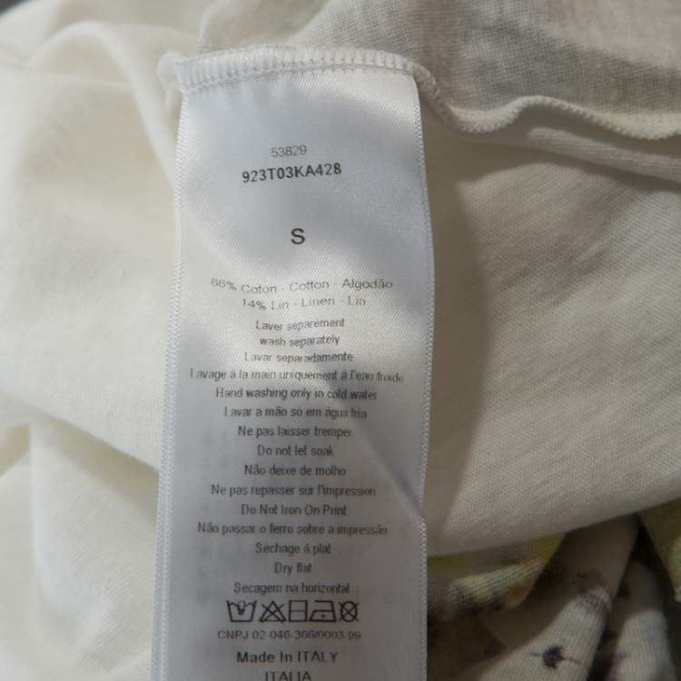 مملوكة مسبقًا Christian Dior Multicolor Printed Kalei Diorscopic T-Shirt S