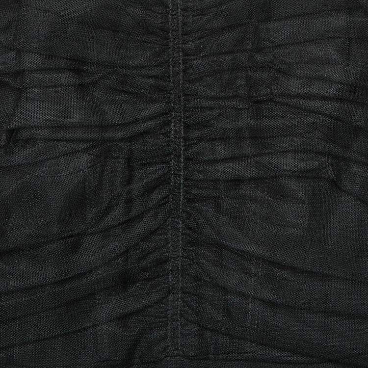 Pre Owned Christian Dior Black Lace Embellished Detail Sleeveless Gown M