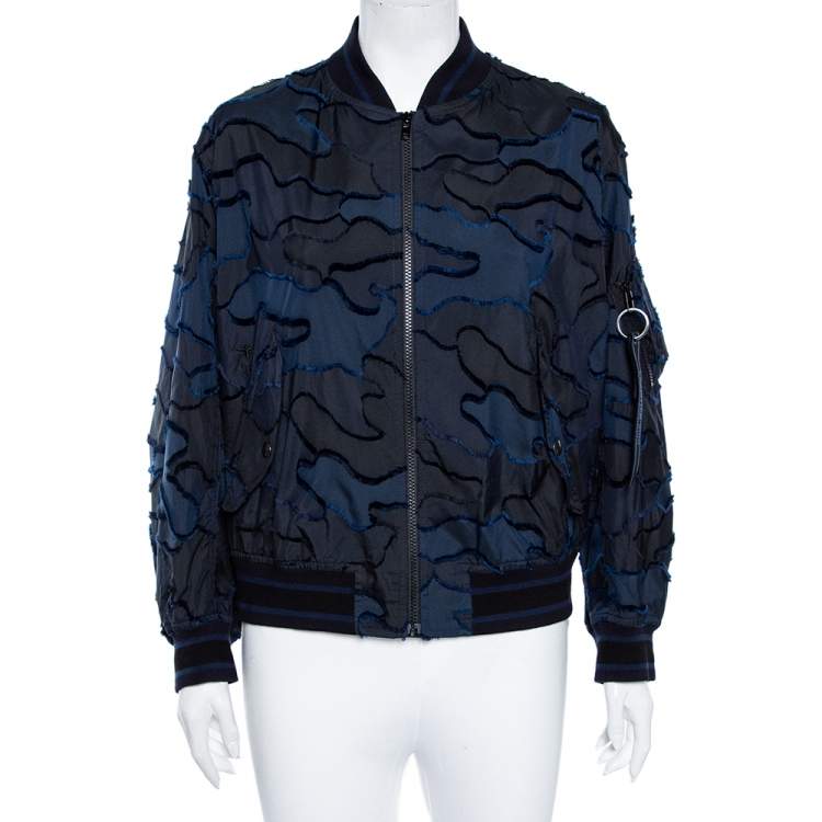 dior blue bomber jacket