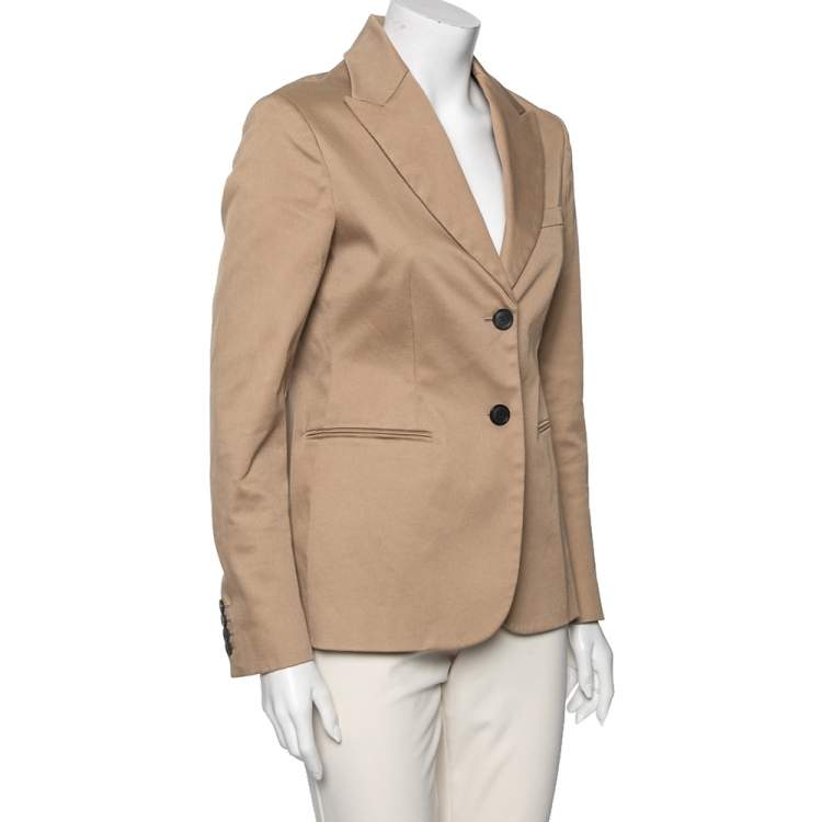 Dior★素敵!Beige Single-Breasted Cotton Blazer Dior Beige Cotton Single Breasted Blazer M Dior | TLC US