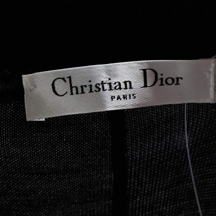 Pre Owned Dior Black Wool Trousers M