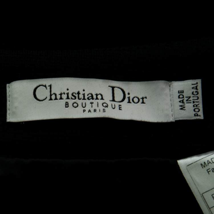 مملوكة مسبقًا Dior Black Wool Pencil Skirt M