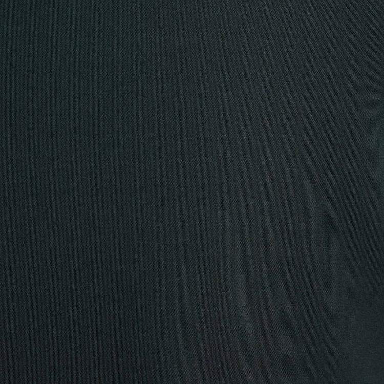Pre Owned Dior Dark Green Crepe Raglan Sleeve Dress S